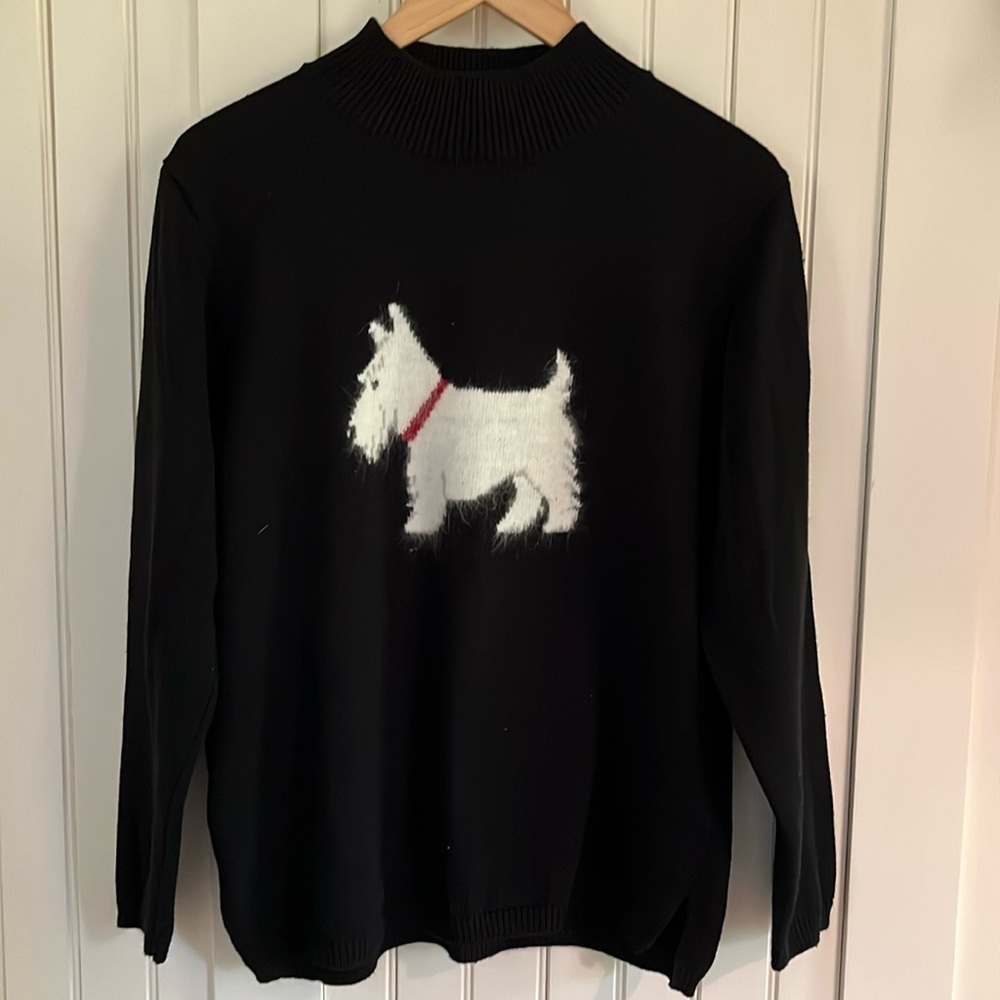 Coldwater Creek Ladies mock t-neck sweater.